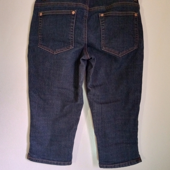 Mixit dark wash Capri jeans women's size 8 - Picture 7 of 7